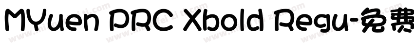 MYuen PRC Xbold Regu字体转换